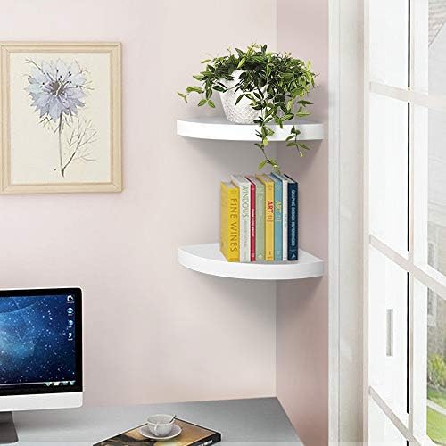 ZGZD Corner Shelf Invisible Wall Mounted Shelves Radial Shape Perfect - Image 2