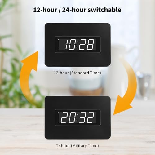 Digital Wall Clock Battery Operated - Image 3