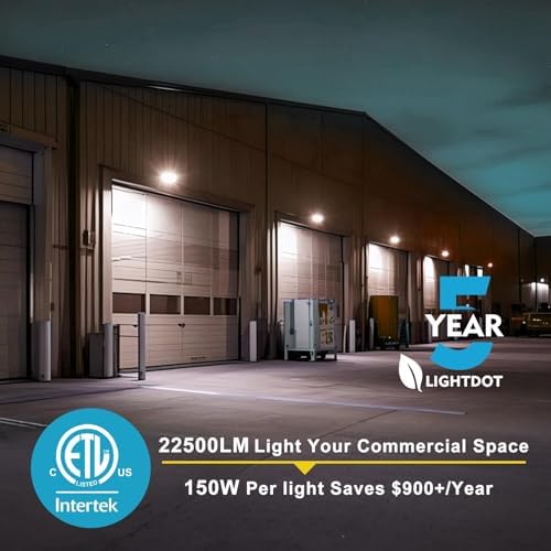 Lightdot 4 Pack 200W Wall Mount Wall Pack, 30000LM Dusk-to-Dawn, IP65 ETL - Image 3