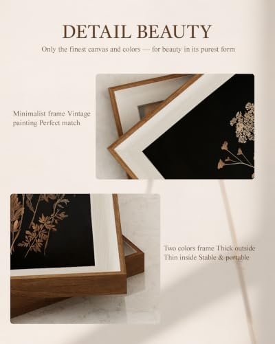 VIYYIEA Framed Rustic Botanical Wall Art Set - Image 6