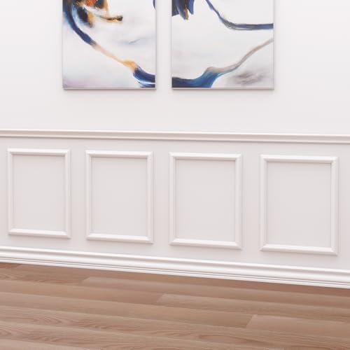 Peel and Stick Molding 4Set 16X20IN, Picture Frame Molding Paintable by Yandyn
