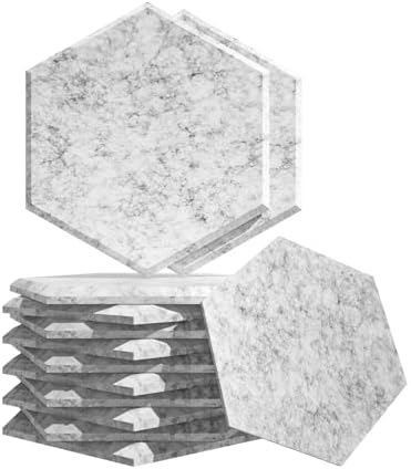 15 Pack Self-Adhesive Acoustic Wall Panels by Temgcuam