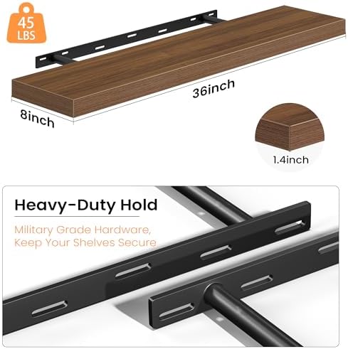 Fun Memories 36 Inch Floating Shelves - Image 4