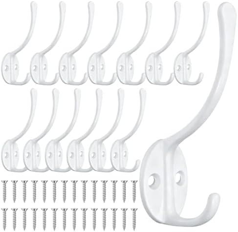Homanu 14 Pack Coat Hooks Wall Mounted by Homanu