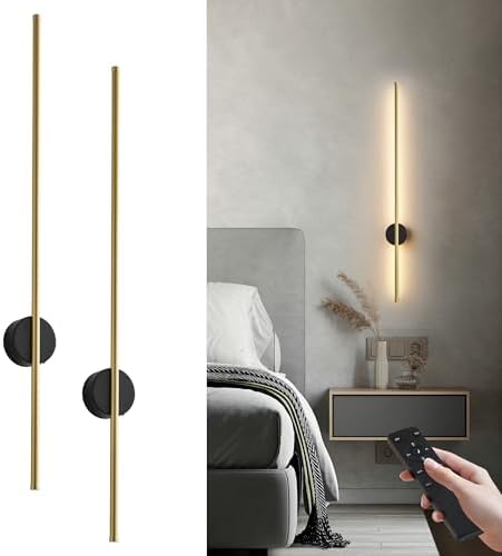 KARTOOSH Battery Operated Modern Wall Sconce Set of Two by KARTOOSH