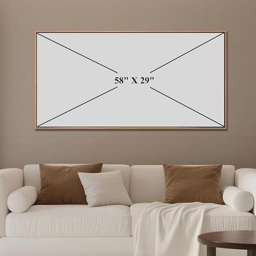 Anolyfi Framed Floral Extra Large Canvas Wall Art - Image 3