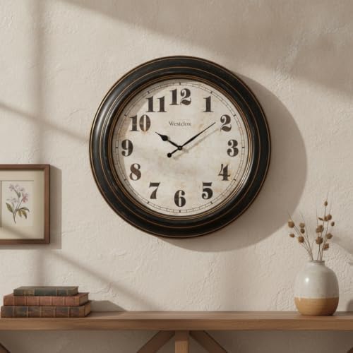 Westclox Traditional Large Wall Clock Battery-Operated Clock - Image 6