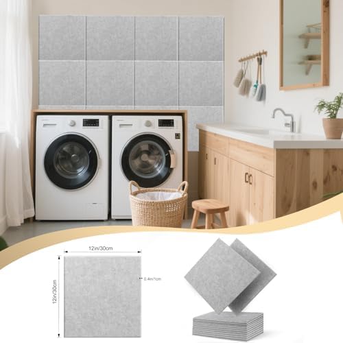 12Pack Acoustic wall Panels Panels 0.4" x 12" x 12" Soundproof Wall Panels - Image 2