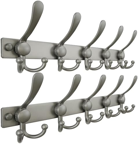 Dseap Coat Rack Wall Mount, Heavy Duty 12-Gauge Base vs Flimsy 1mm, by Dseap