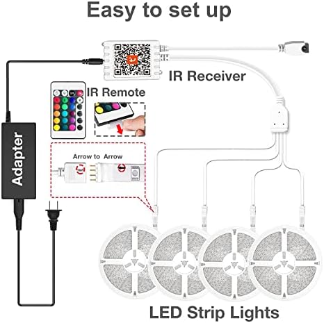 DAYBETTER Smart WiFi Led Lights, Tuya App Controlled, Compatible - Image 7