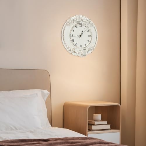 European Style Resin Wall Clock, Retro Silent Clock - Image 6