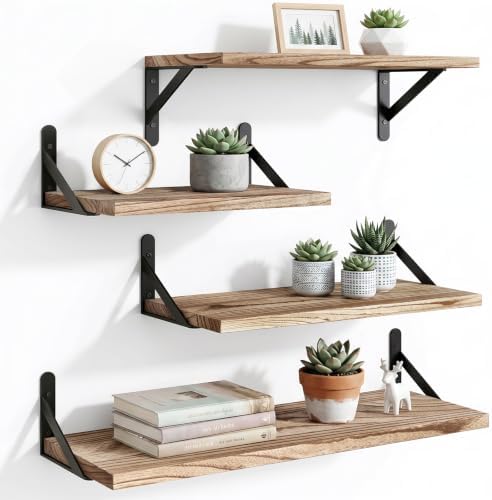 YGEOMER 4 Different Sizes Floating Shelves by YGEOMER