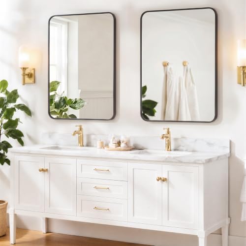 Bathroom Mirror for Wall, 36x24 Inch HD Tempered Glass Vanity Mirror - Image 3