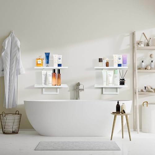 Floating Shelves for Wall, Decorative Wall Shelves Black, Plants Shelf Framed - Image 6