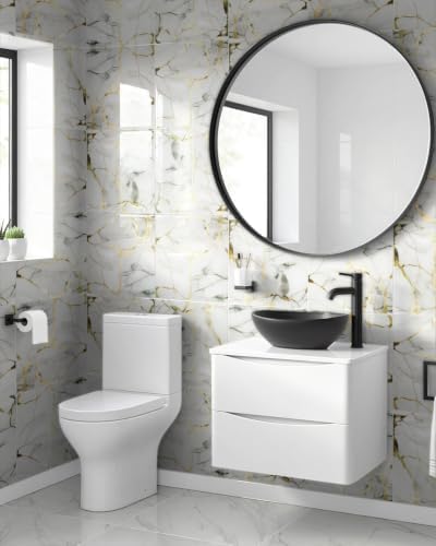 10 Sheets Marble Peel and Stick Backsplash Tile, Living Room - Image 2