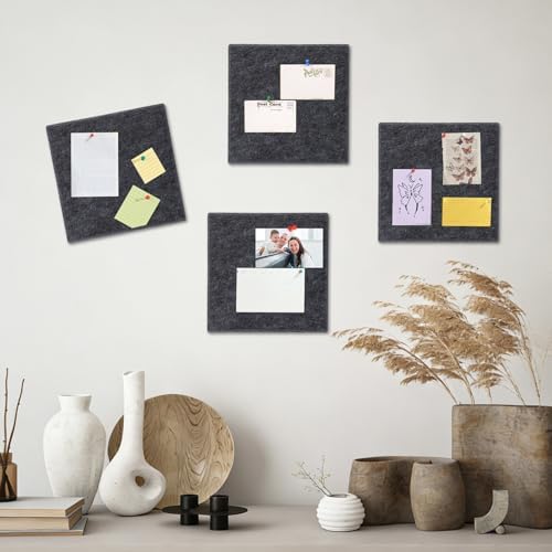 Cork Board Alternative 28" x 19", 6 Pack Felt Bulletin Boards, Pin Board - Image 6
