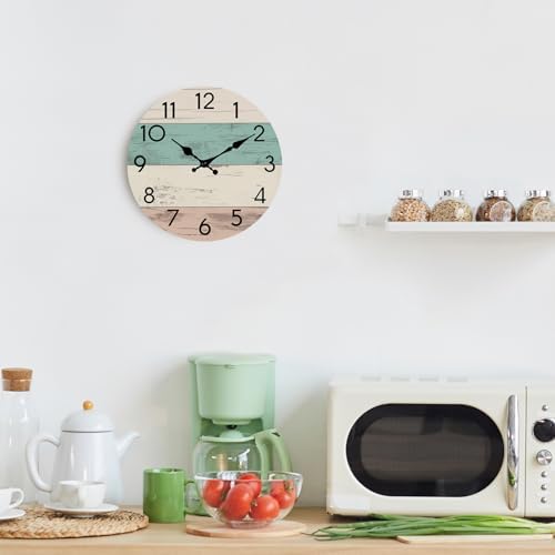 KECYET 8 Inch Wall Clock, Silent Battery Operated Analog Clock - Image 6