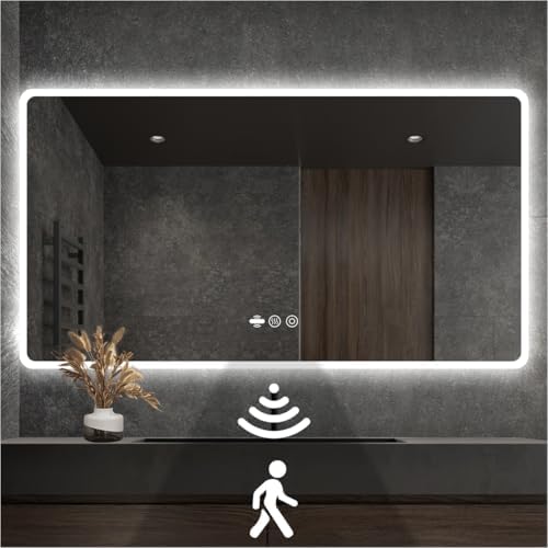 48"X36" LED Mirror for Bathroom by nolsia