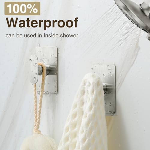 pickpiff Adhesive Towel Hooks: 20LB Extra Strong Wall Hanger - Image 5