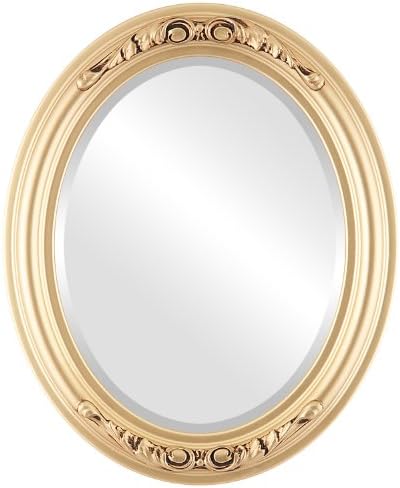 OVALCREST Oval Beveled Wall Mirror by OVALCREST
