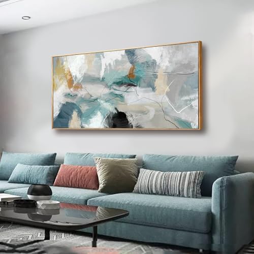 Kureful Abstract Oil Painting/Green Wall Decor/Artwork by Kureful