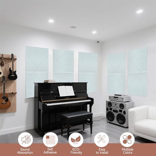 TO-TH Acoustic Wall Panels Peel and Stick Sound Proofing Panel 6Pack - Image 5