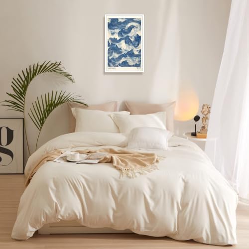 Unframed Yasuragi Waves Canvas Wall Art 8x10in - Image 7