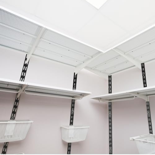MorningRo 12 Pack 47.5" Dual Track Shelving Rail, Dual Slot Upright - Image 6