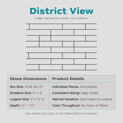 Evolve Stone District View PS Non-Rated Flat Stone Veneer - Image 2