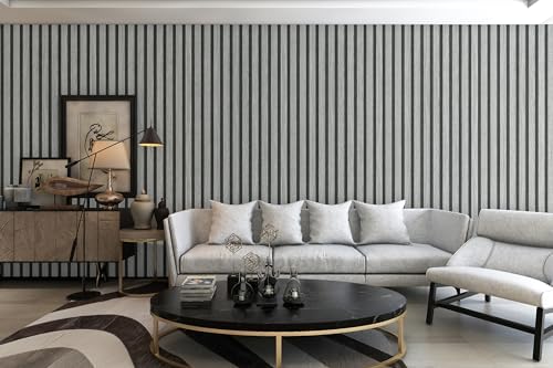 myforHD Wallpaper Peel and Stick Wood Grating Stripe Self-Adhesive Wallpaper - Image 7
