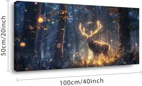 Fantasy Milu Deer Animal Wall Art - Image 2