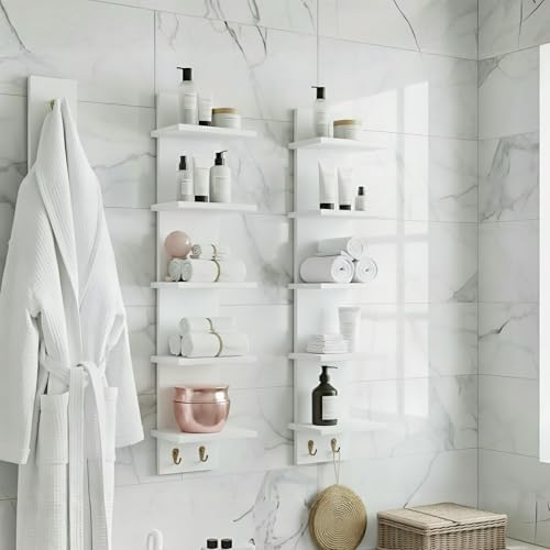 Sorbus 5-Tier Floating Wall Shelf - Image 5