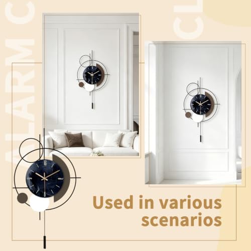 Wall Clock, Silent Quality Quartz Battery Operated - Image 6