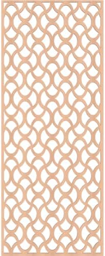 Resort Decorative Pierced Fretwork Wood Wall Panels, 21 3/8"W x 54 3/8"H x 3/8"T - Image 4