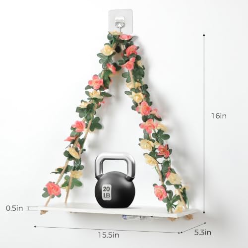 EXIN DECHEN Wall Decor for Bedroom, Floating Shelves Room Decor Aesthetic - Image 3