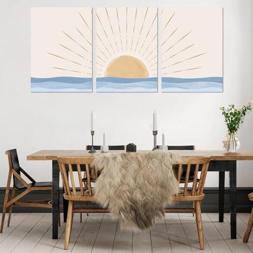 Large Framed Boho Minimalist Wall Art - Image 7