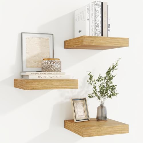 Floating Shelves for Wall, Wall Mounted Wood Shelves by Fuqing