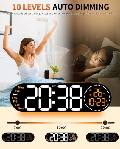 17.2 Inch Large Digital Wall Clock - Image 6