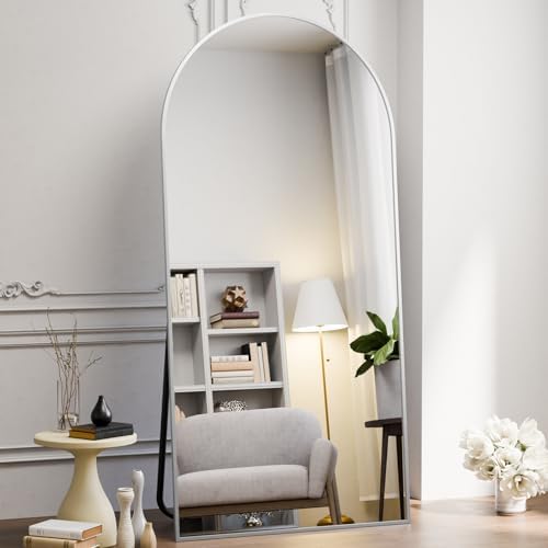 Koonmi 30"x71" Arched Full Length Mirror, Standing Hanging or Leaning by KOONMI