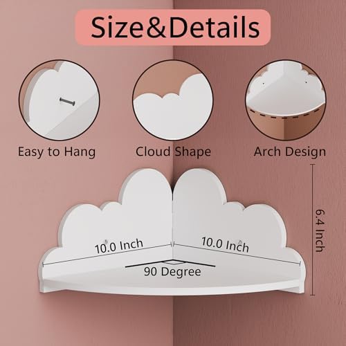 Cloud Floating Corner Shelves - Image 3