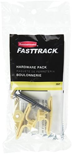 Rubbermaid Garage FastTrack Rail Hardware Pack Gray by Rubbermaid