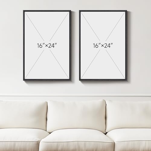 Large Framed Neutral Abstract Floral Wall Art - Image 4