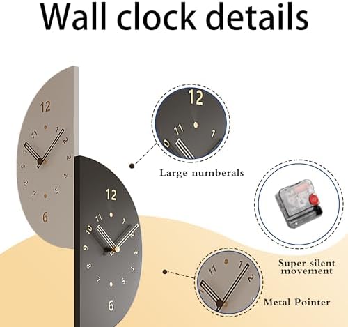 Semicircular Double Sided Corner Wall Clock - Image 5