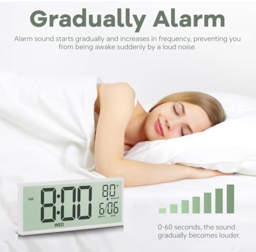 JALL Large Digital Wall Clock Battery Operated, Wall Clock - Image 7