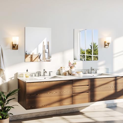 CILIBER 2-Pack 18x24 Inch Frameless Mirrors - Image 2
