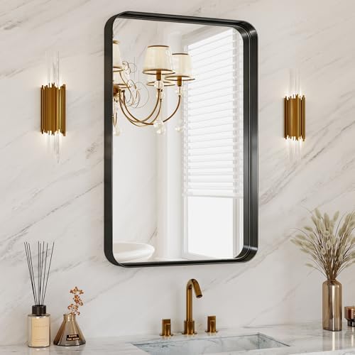 Bathroom Mirror for Wall, 30x22 Inch Rectangle Mirror by MYSUNORIA