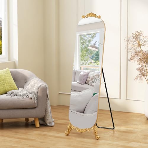 Arched Full Length Mirror, Baroque Full Body Mirrors - Image 7