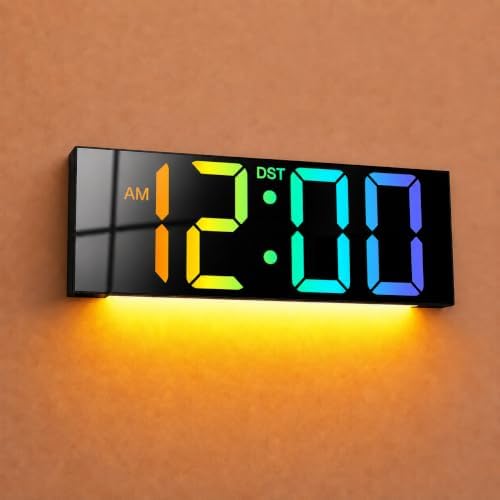 JALL 12'' Digital Wall Clock Large LED Display, Wall Clock by JALL