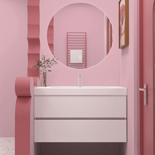 Pink Peel and Stick Wallpaper Self-Adhesive Contact Paper Not Ease Torn - Image 6