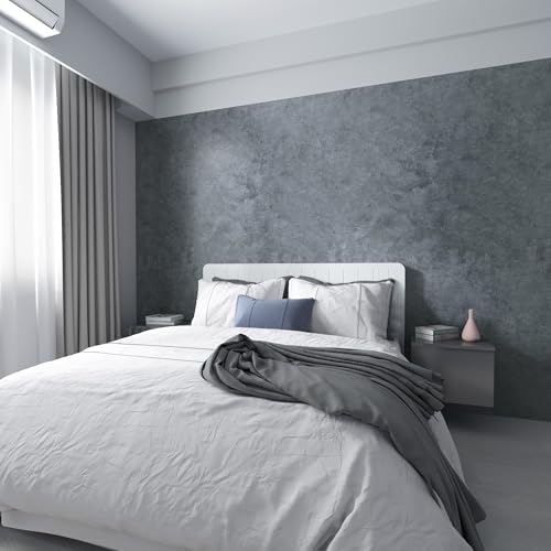 3yecao Grey Concrete Wallpaper Peel and Stick Gray Concrete Contact Paper - Image 4